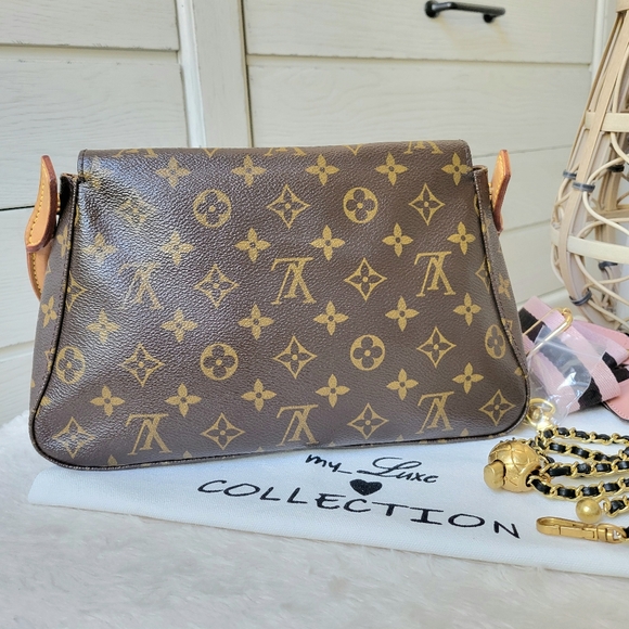 💕DISCONTINUED Very Rare LOUIS VUITTON Looping MINI Shoulder Bag Monogram - Picture 10 of 16
